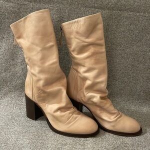 Free People Elle Block Heel Boots. NWT